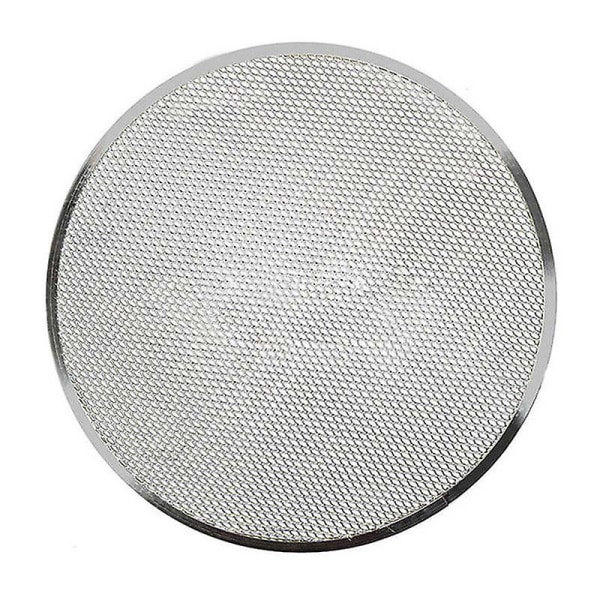 Professional Round Pizza Oven Baking Tray Barbecue Grate Nonstick Mesh Net(12 Inch)