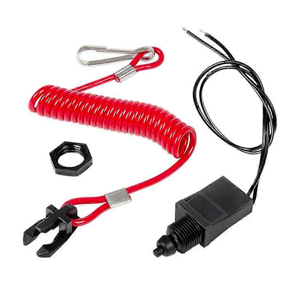 Sikkerhedsdrabsknap & Lanyard til OMC Johnson Evinrude Sierra Udskiftning 585134 432230 MP28870