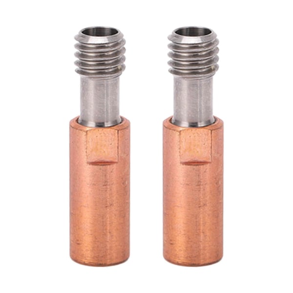 2kpl 3D-tulostimen kurkkuputki Ti-seos Kupari Bimetalli suutin Ender 3 3 V2 3 Pro Hotendille 4.1mm läpiviennillä