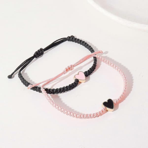 Matchende armbånd til par, matchende pararmbånd til kæreste og