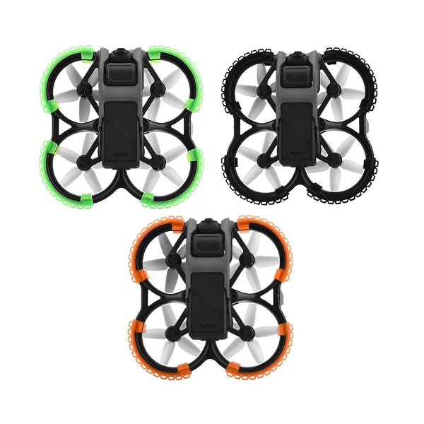 Drone støtfanger beskyttelseshylse sikkerhetsstang Antikollisjonsring for Avata-tilbehør, svart