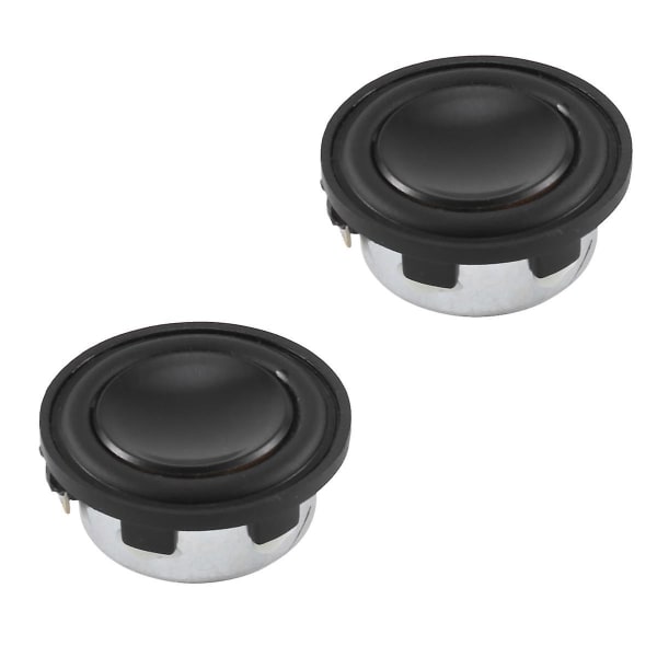 2 stk. 1 tommer Mini Højttaler 4 Ohm 3W 28mm Fuldtone Side Højttaler Bluetooth Højttalere