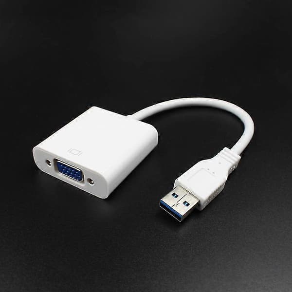 USB 3.0 til VGA Multi-Display Adapter Kabel Konverter Ekstern Video Grafikkort