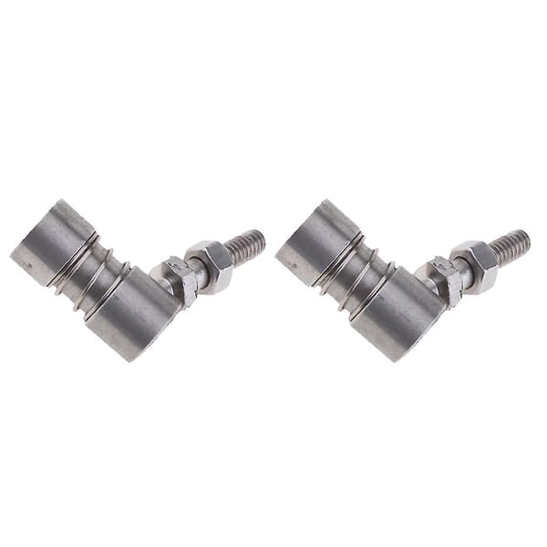 2x 304 Rustfritt Stål Kontrollkabel Gir Gass Ball Joint Båt Hardware
