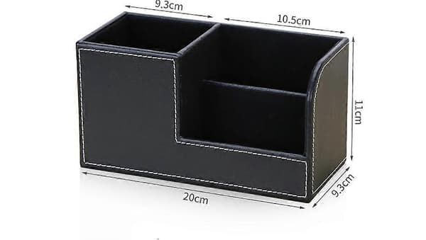Skrivebordsorganisator pennholder 20.2*9.3*11.1cmsvart