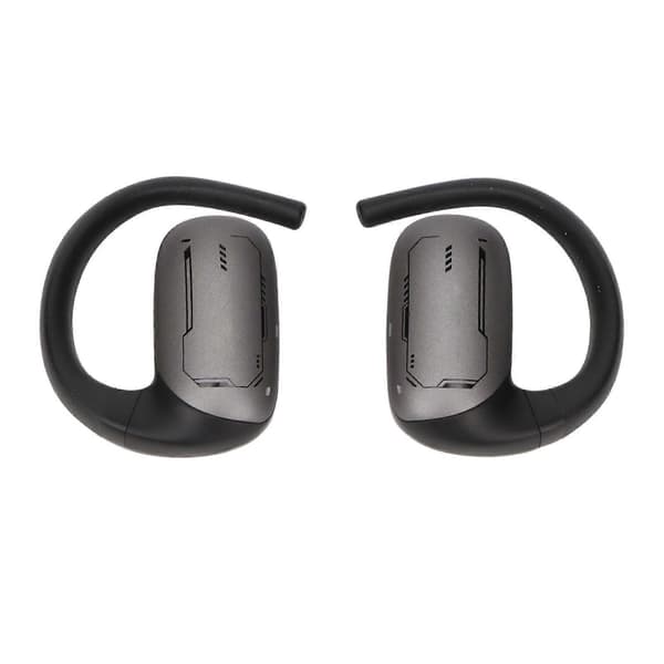 Bluetooth 5.3 Øretelefon Multifunktionel ENC Støjreduktion Stereo Lyd Åbent Øre Design Trådløse Bluetooth Ørepropper Grå