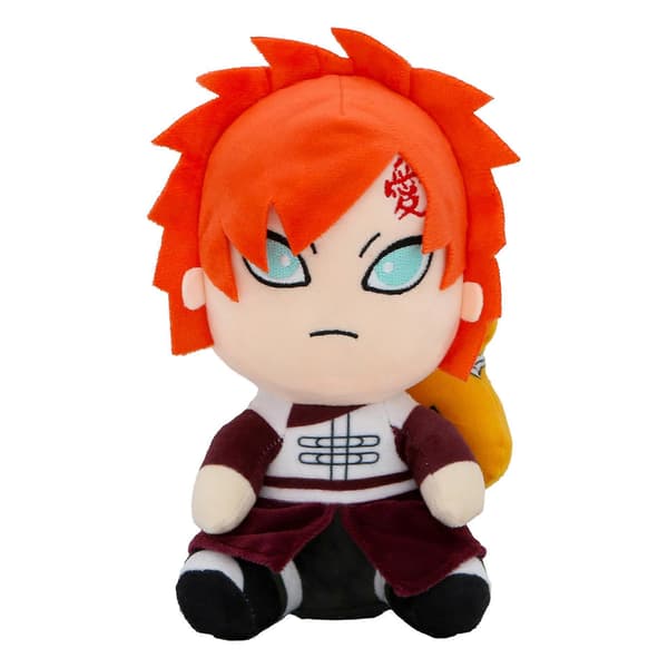 Naruto Plyslegetøjssæt Siddende Figurer Naruto Kakashi Sasuke Gaara 23cm Anime Samleobjekter