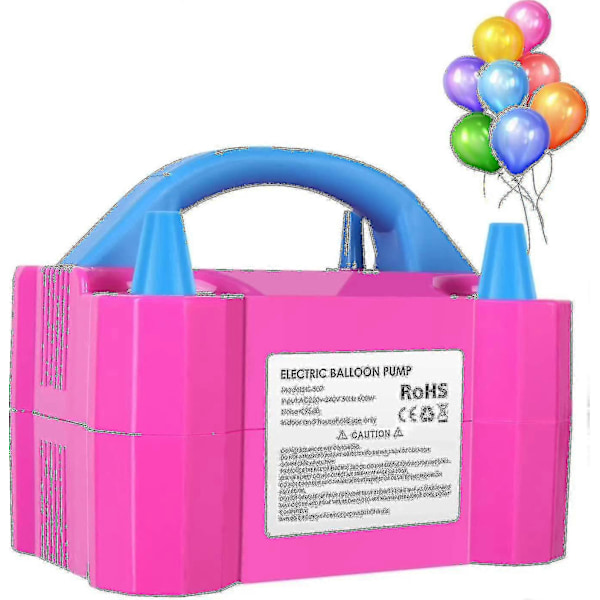 Elektrisk ballonpumpe, 2 oppustningstilstande, 600w
