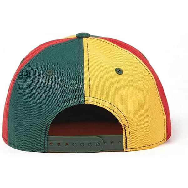 Klassisk Snapback Hat Hip Hop Flat Bill Visor Cap - Unisex Voksen Justerbar Baseball Hat