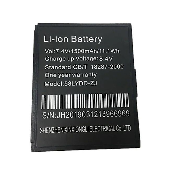 Batteri til ZJiang ZJ-5805 58mm Bluetooth POS Kvitterings Termisk Printer