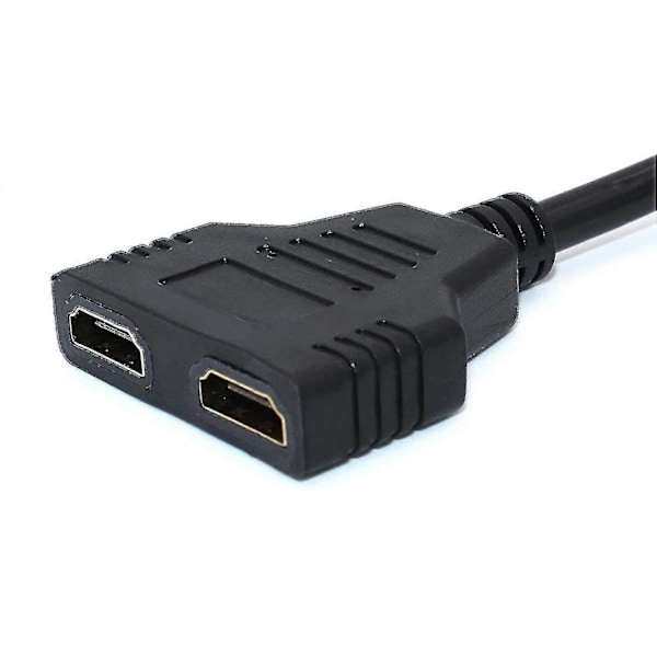 HDMI-jakaja-sovitinkaapeli HDMI-jakaja 1 sisään 2 ulos HDMI-uros
