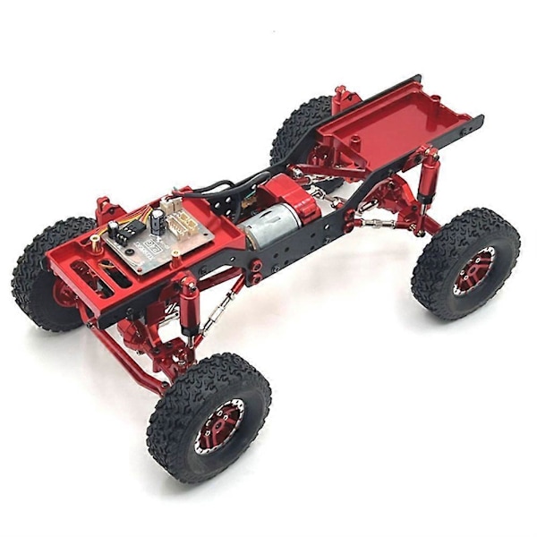 RC Bil Opgradering Front Bin Kredsløbskort Fastgørelsessæde Kit til 1/12 MN99S MN98 RC Bil Opgradering Dele Rød