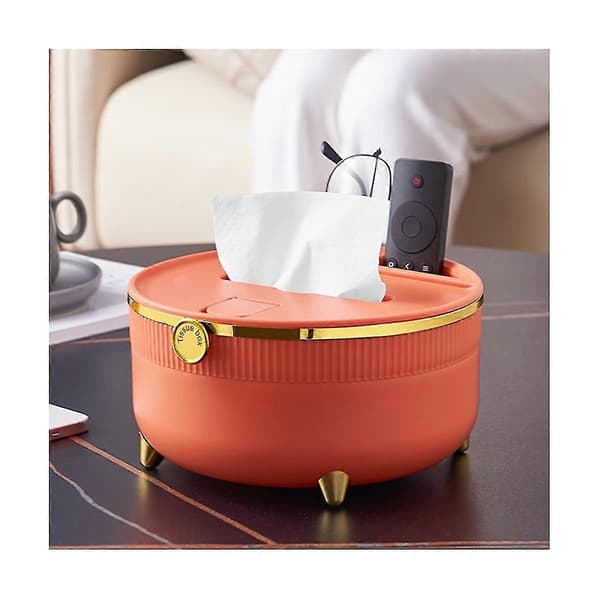 Functal Tissue Box Hållare Mask Diverse Skrivbord Delad Förvaringslåda D Be