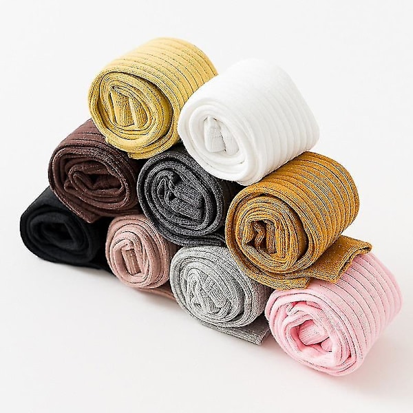 Baby Efterår Leggings Ribbede Bukser