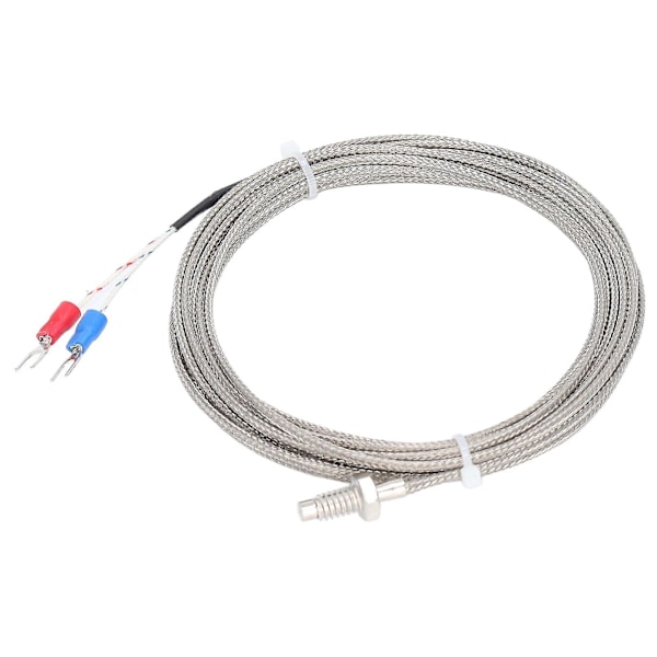 Högprecision M6 Skruvgänga K Typ Termoelement Temperatursensor - 4m Trådsond