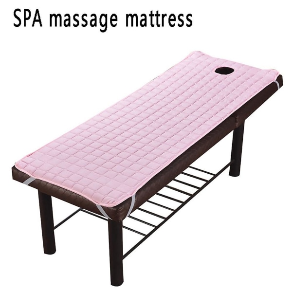 Madras til massagebord med hul, skønhedspude, ikke-polstret 185x70cm Pink