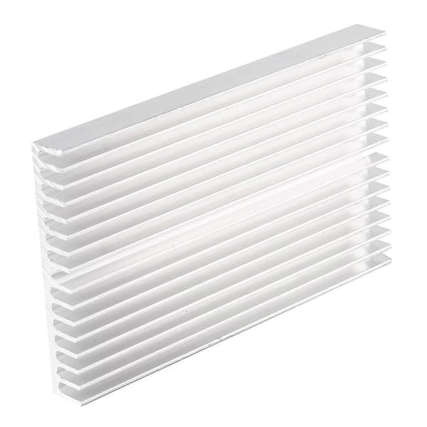100*60*10mm DIY Køler Aluminiumsgitterform Køleplade Chip til IC LED Power Transistor YEMAA