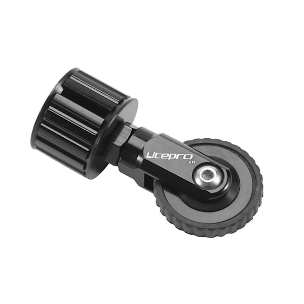 til 33,9MM Sadelpind Let Hjul Skub Hjul Foldbar Cykel Sadelrørsstang 412 Let Hjul Cykeldele, Sort