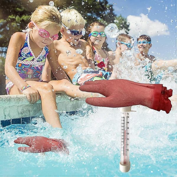 Pool Termometer Pool Termometer Letlæselig Til Vandtemperatur, Pooltilbehør Til Vandtemperatur (rød (1 stk)