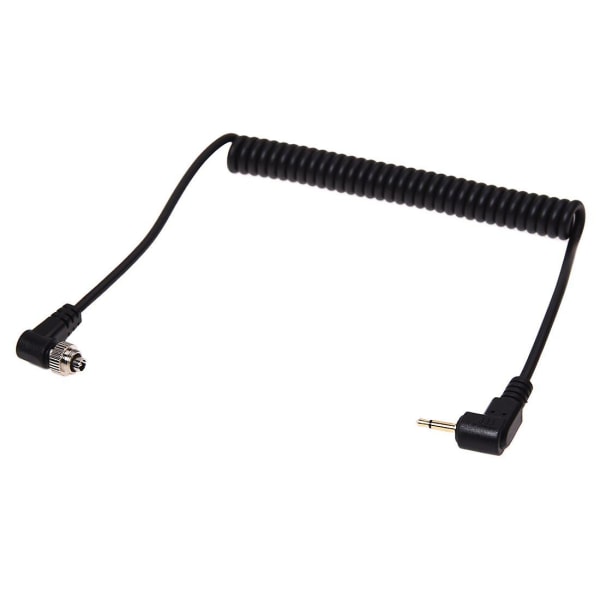 2,5 mm til hann-PC Flash Sync-kabel skruelås for trigger studiolys