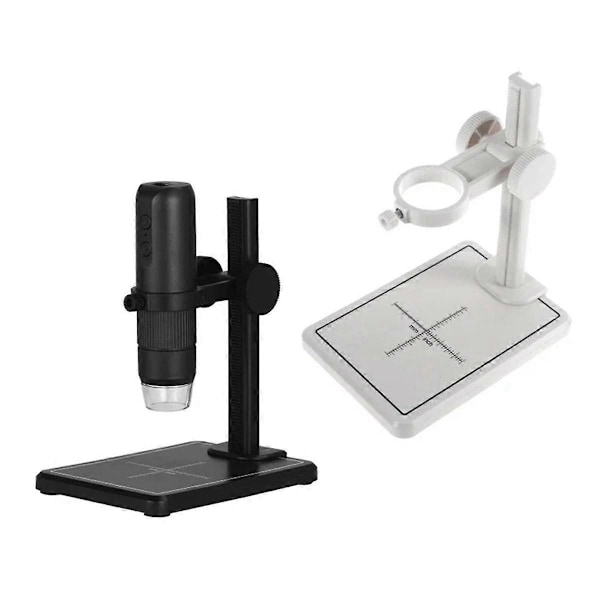 Mikroskopstativ med Skala Justerbar Stativholder Brakett Stor Base Mikroskop Endoskop Holder