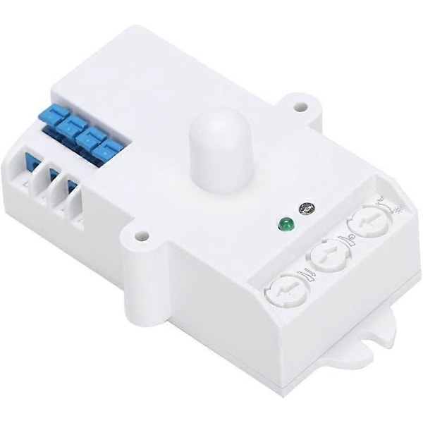 5.8GHz Mikrobølge Radar Sensor ABS Kropp Bevegelsesdetektor Lysdetektor 220-240V for Hjemmet