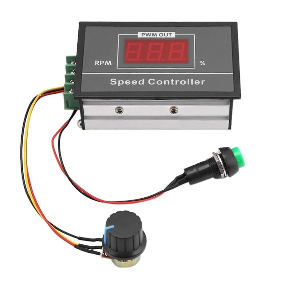 DC-moottorin nopeuden ohjain DC 6-60v 12v-48v 30a PWM säädettävä portaaton ohjain säädin moottorin nopeuden ohjain