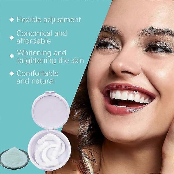 Veenora Clip-On Facader, Lonryd Smileflex, Justerbare Snap-On Tænder