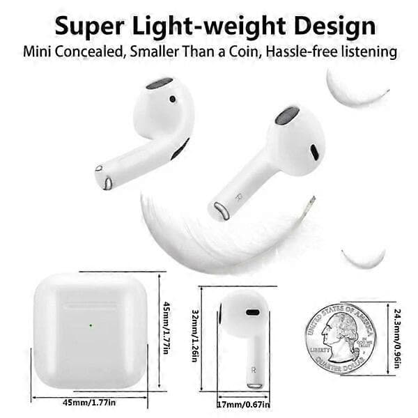 Pro5 BlackPods TWS Fuldstændig trådløse Mini In-Ear Hovedtelefoner Sort sort
