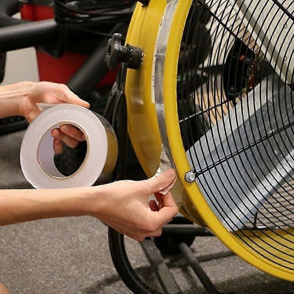 Aluminium Klæbende Tape Forseglingstape, 20m x 50mm, Sølvfarve, 5 stk.