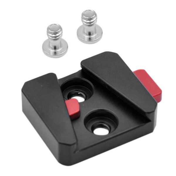 1/4 Universal V-Mount Batteri Snabbkopplingsplatta Adaptertillbehör Bärbar Enkel Bas För Alla