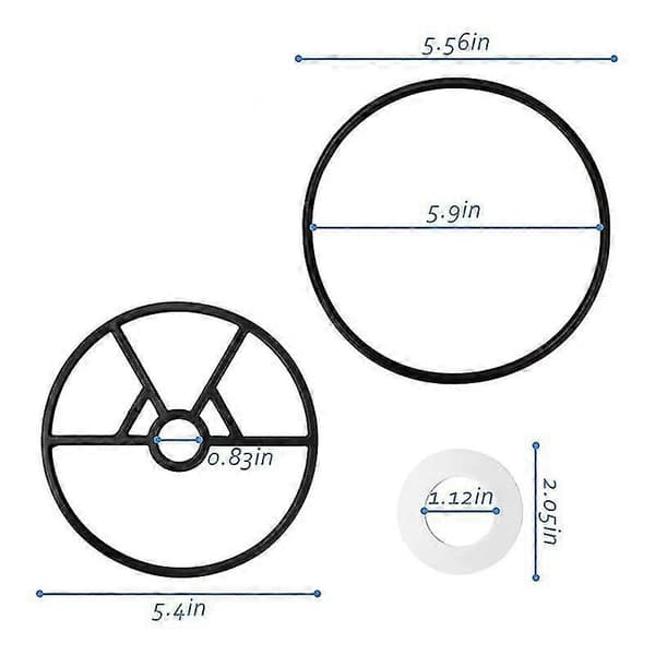Passer til kompatible Multi-Port Valve Dele Pool og Spa Reservedele O-Ring Pakning Reparationskit O-Ring-852
