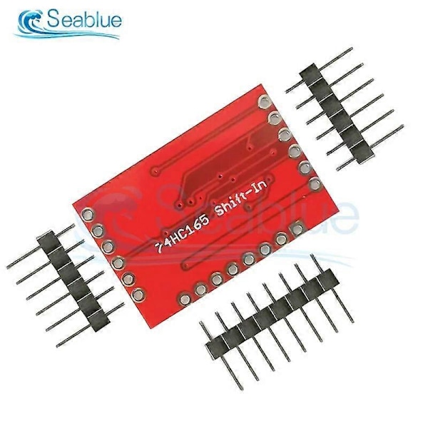 DC2-6V SN74HC165 Konverteringsmodul Shift-In Breakout med Række Nåle Parallel til Seriel Data Konvertering