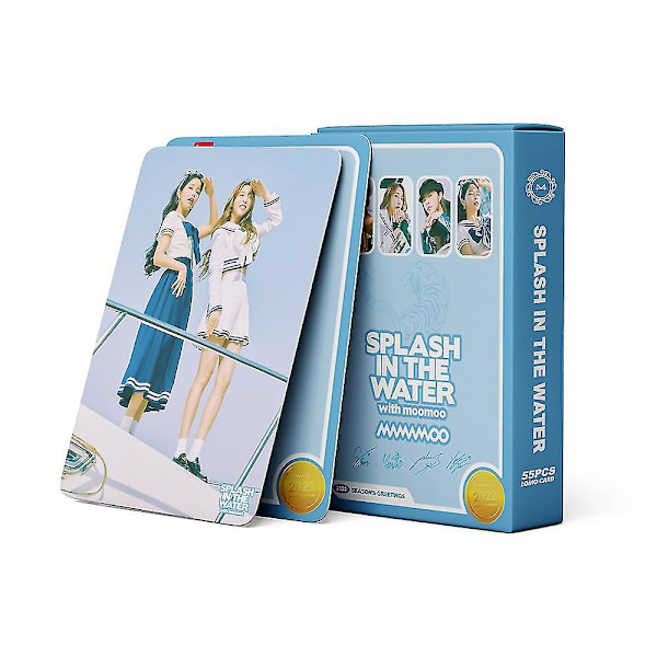 55 st / Mamamoo Foto Fans Lomo Kort Säg: Mamamoo The Best Huasha Song Le Wen Xinghui People Fotoalbum Gåva Idol Kort Postc