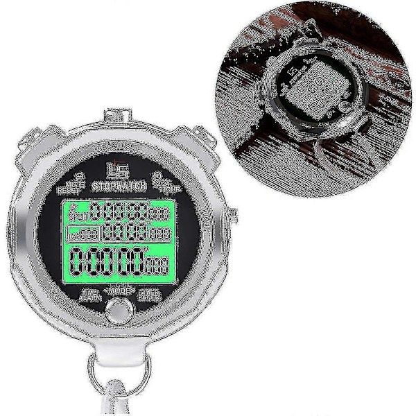 Metall Stoppeklokke Timer Med Bakgrunnsbelysning