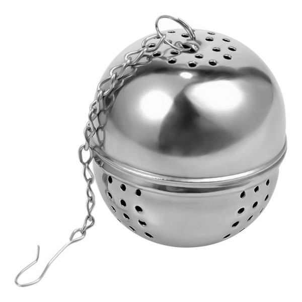 Stainless Steel Ball Tea Maker,seasoning Ball Flavour Ball Tea Ball Soup Ball Kitchen Gadget Seasoning Box Creative Tea Leak(color:silver)(1pcs)