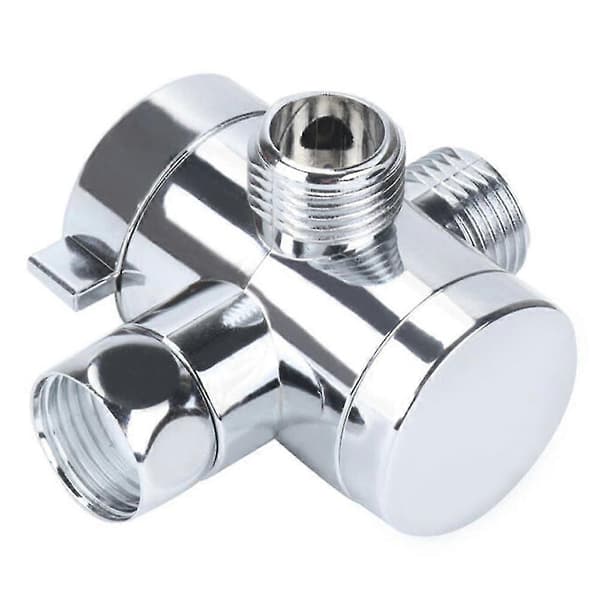 3-vejs T-adapter Badekar Bruse Mixer Aflederventil Stikkontakt