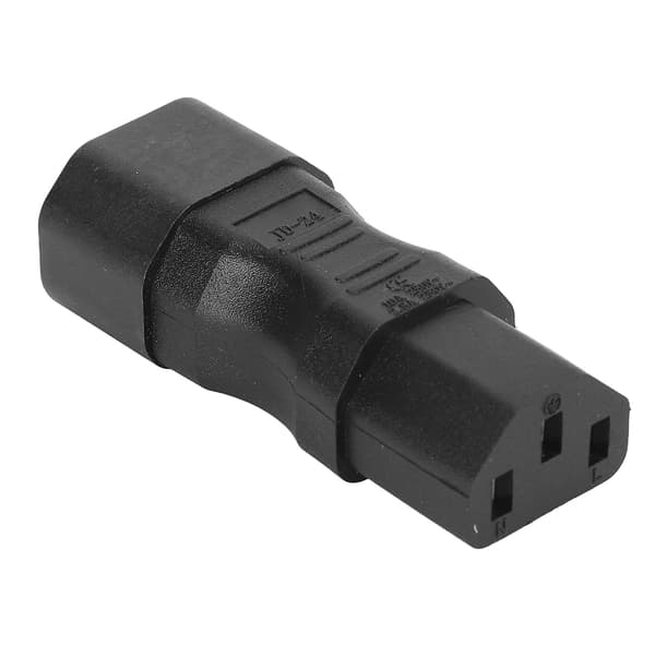 4 stk. IEC320 C14 til IEC320 C13 Strømadapter Universal Standard Computer Strømadapter til Laptop PDU Kabinet Ups Stik