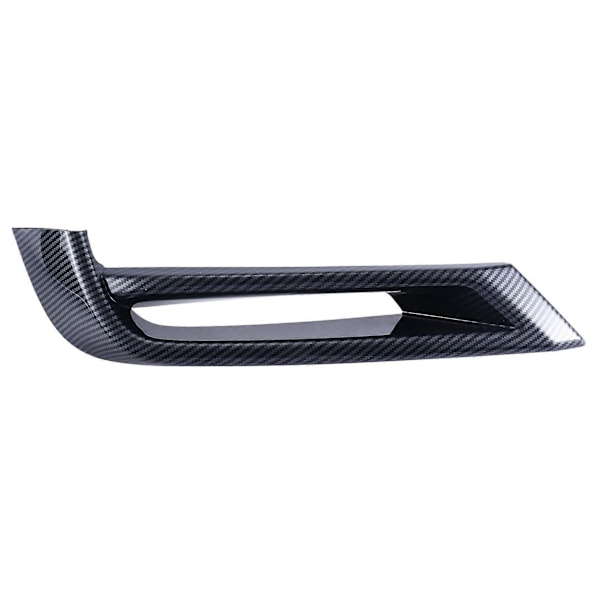 Bil Karbonfiber Frontfanger Nedre Grill List Trim Tåkelys Ramme Deksel Trim for -V XRV XR-V 2022 2023