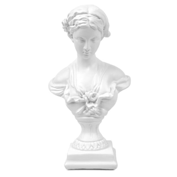 Grekisk staty av Venu gudinna, klassisk romersk huvudbyst grekisk mytologi Skulptur för vardagsrummet Hom