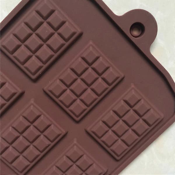 4 st silikonchokladformar, 12 rutor + 24 rutor bryt isär non-stick beläggning godisform bakplåt