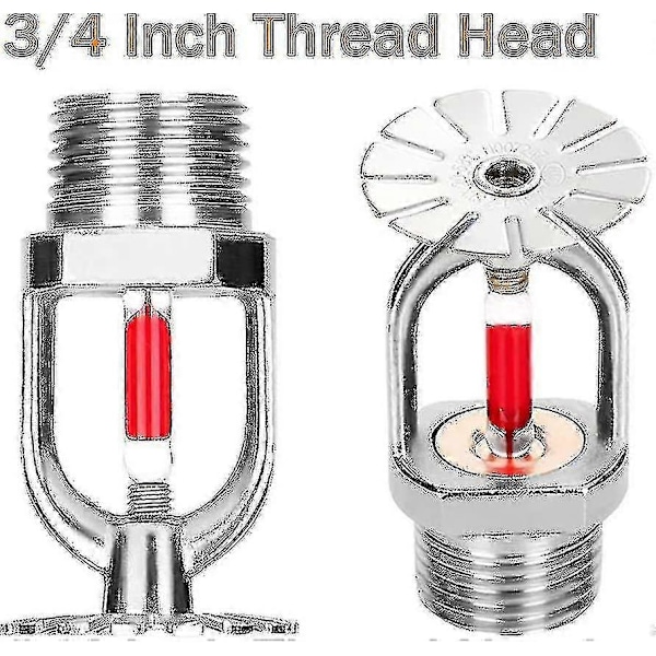 5 st Brand sprinklerhuvud 3/4 tum Hängande Typ 155 Vattenspray Nedåt 68 Mässing Sprinklerhuvuden 3/4\" Npt-hhny-Yvan