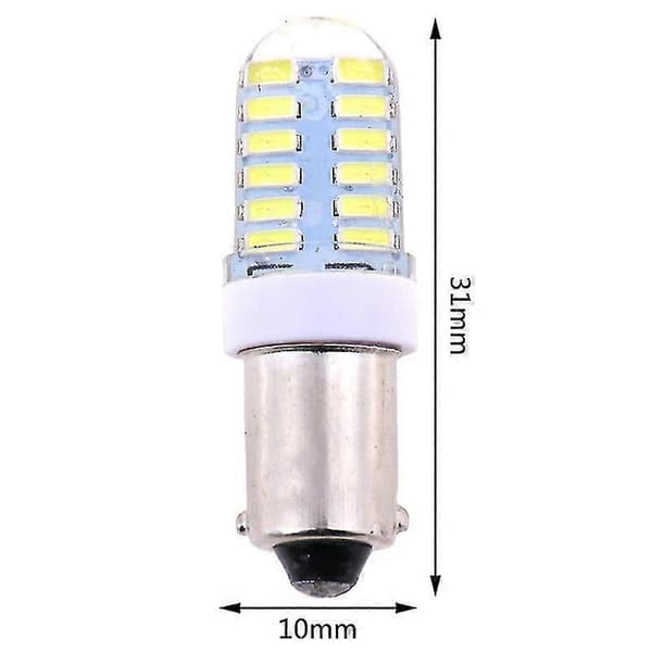 2 ST BA9S T11 T4W 3014 24smd 12v LED bil sidoljuslampor interiörlampor vit