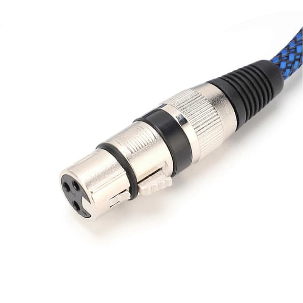 6,5 TS til Hun 6,35 Lydkabel XLR Mikrofon Guitar OxygenFree Kobber til Mixer (3 m 9,8ft)