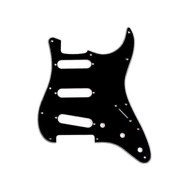 Elektrisk Gitarr Pickguard 3Ply SSS Single Coil för Strat Stil Moderna Gitarrdelar
