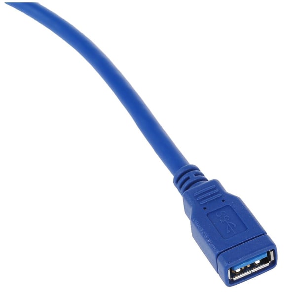 Blå Superspeed USB 3.0 Type A Han til Mini B 10-polet Han Adapterkabel