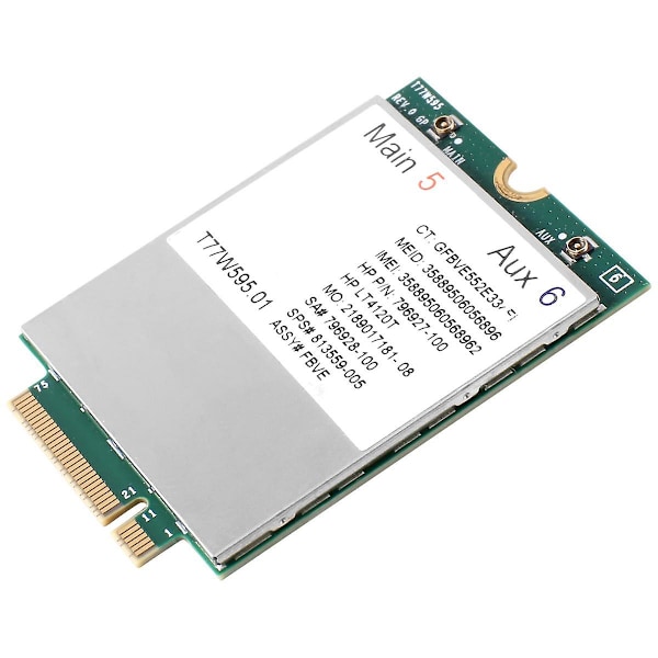 T77W595 4G LTE-kortmodul LT4120 796928-001 MDM9625 til HP Probook/EliteBook 820 840 850 G2 G3 4G