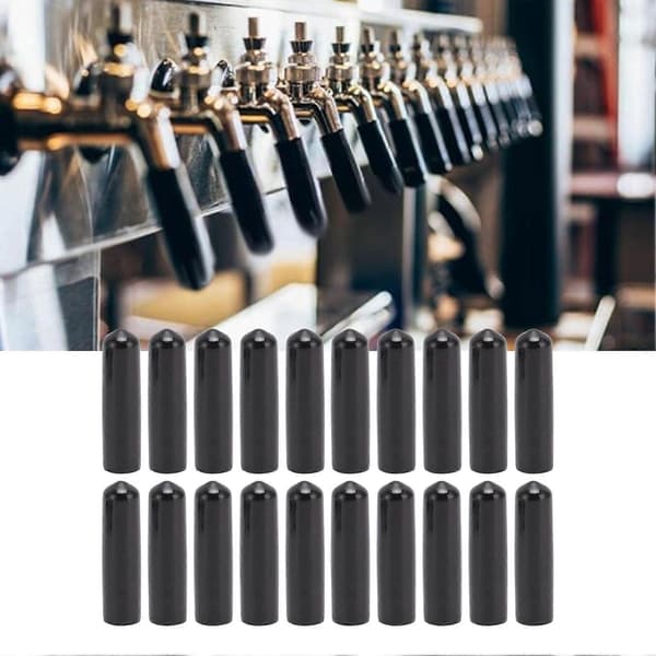20 st Ölkransskydd Keglock Silikon Mångsidig Tätningsfunktion Fatkran Lock för Bar