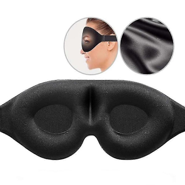 3D Sovmask Andningsbar Ögonmask Bekväm