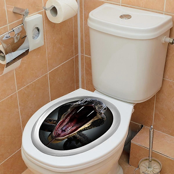 Pelottava wc-istuimen tarra